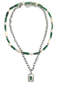 Колье "Эрмитаж" с натуральными камнями