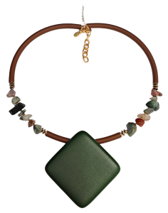 Колье из муранского стекла (бижутерия)