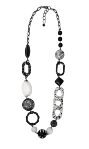 Бусы из микса полудрагоценных и искусственных вставок (бижутерия)