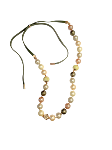 Колье "Выход в свет" с жемчугом Майорка