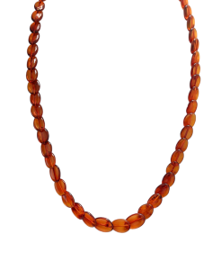 Бусы из натурального янтаря (бижутерия)