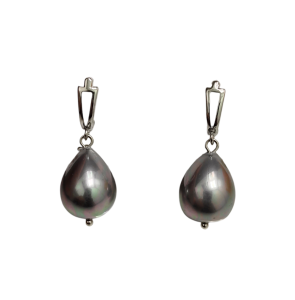 Серьги-пусеты с полудрагоценными вставками (бижутерия)