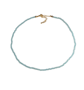 Бусы из микса полудрагоценных вставок (бижутерия)