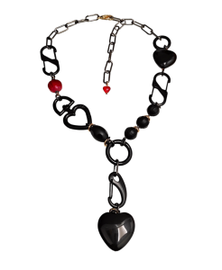 Бусы из микса полудрагоценных и искусственных вставок (бижутерия)