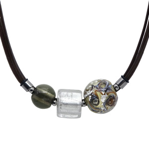 Колье из муранского стекла (бижутерия)