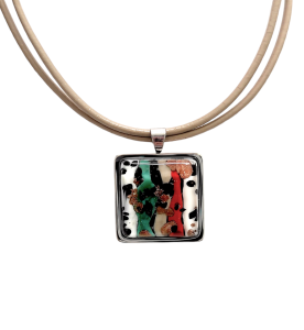 Колье из муранского стекла (бижутерия)