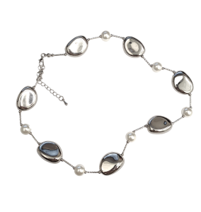 Колье "Perl Line" с жемчугом Майорка