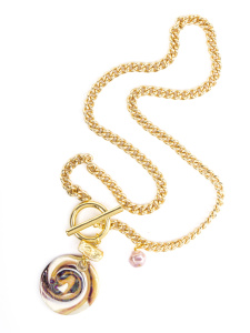 Колье из муранского стекла (бижутерия)