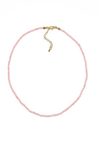 Бусы из микса полудрагоценных вставок (бижутерия)