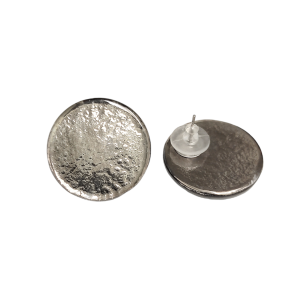 Серьги-пусеты из муранского стекла (бижутерия)