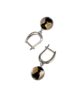 Серьги из муранского стекла (бижутерия)